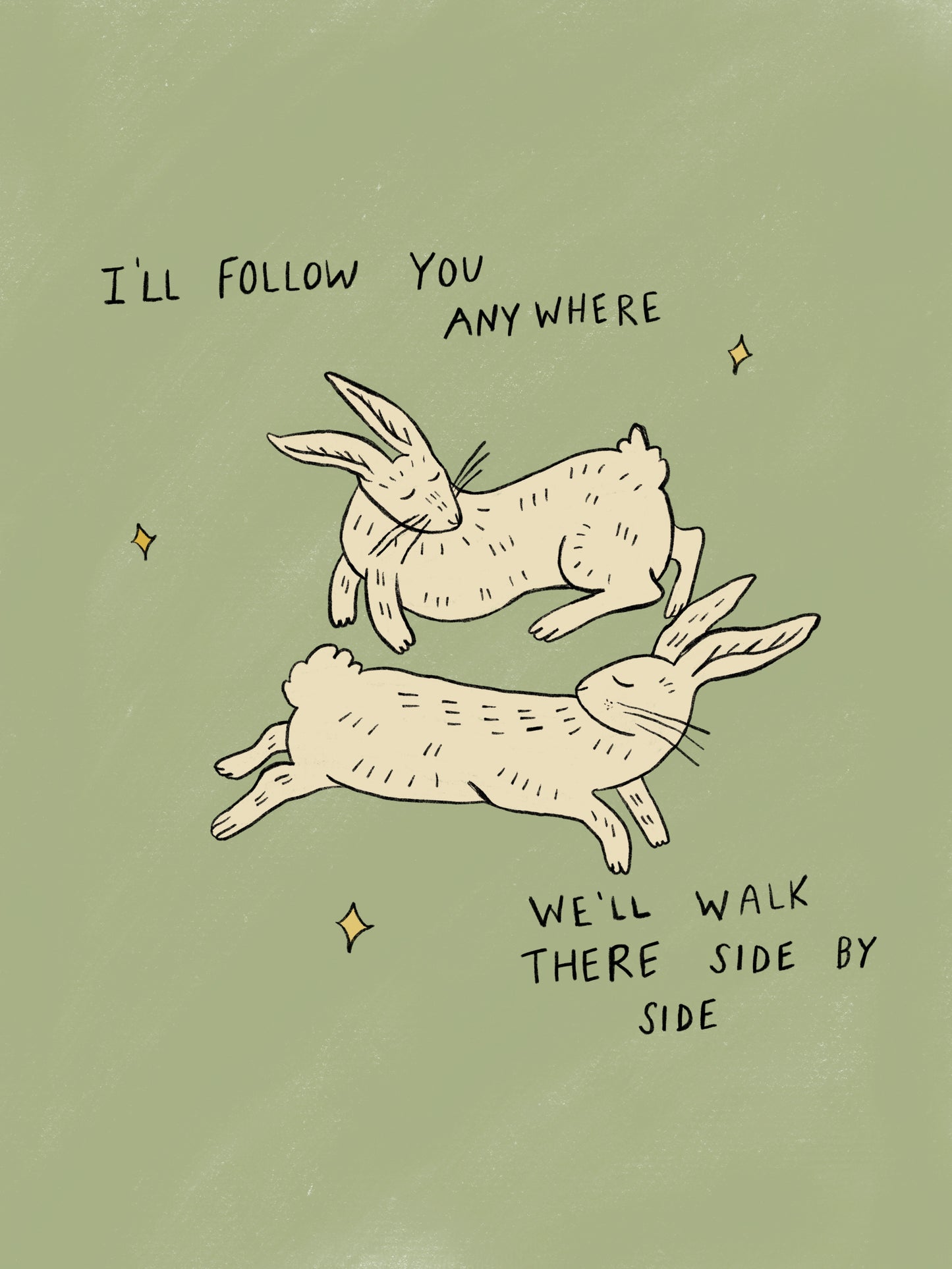 side by side