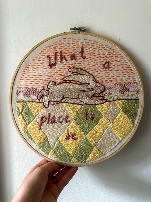 10” embroidery hoop