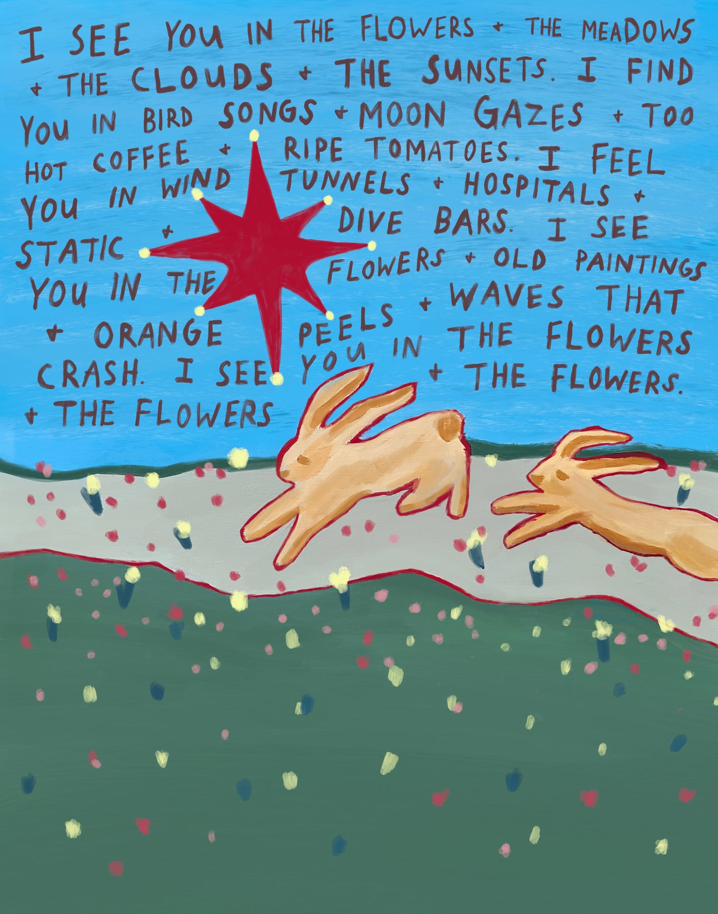 and flowers
